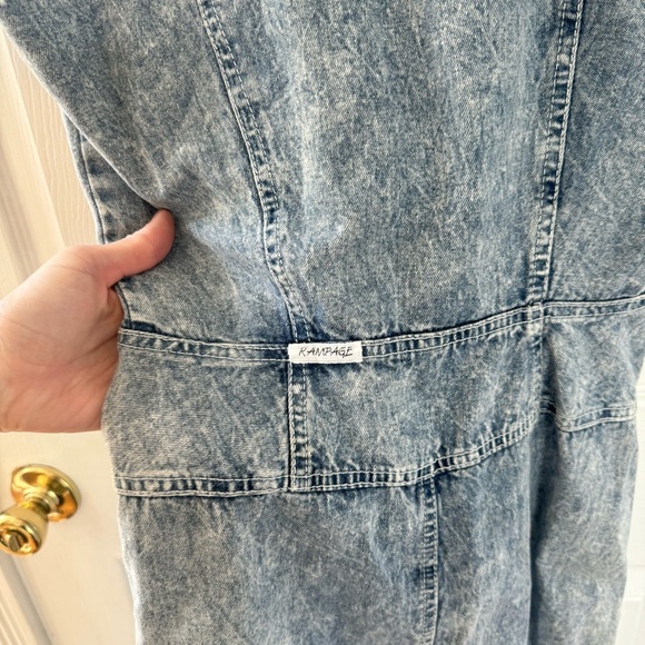 Vintage Rampage Acid Wash denim dress - Picture 8 of 8